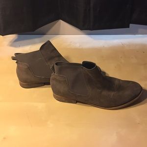 Suede ankle boots